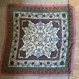 Gorgeous silk scarf with hand rolled edges